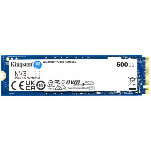 DD SOLIDO KINGSTON 500GB SNV3S M.2 2280 NVME PCIE 4.0