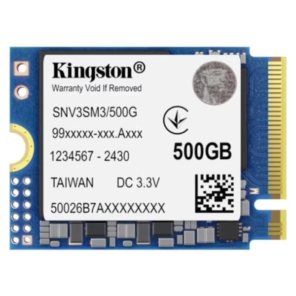 DD SOLIDO KINGSTON 500GB SNV3SM3 M.2 2230 NVME PCIE 4.0