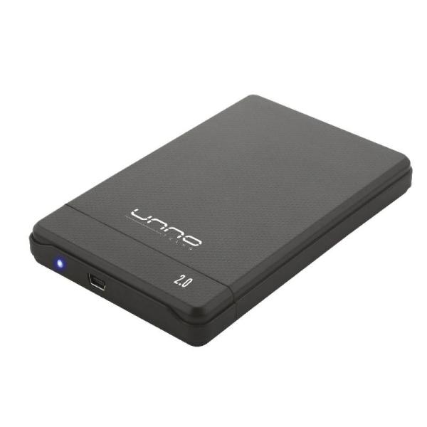 ENCAPSULADOR UNNO (EN3212BK) 2.5" SATA USB 2.0