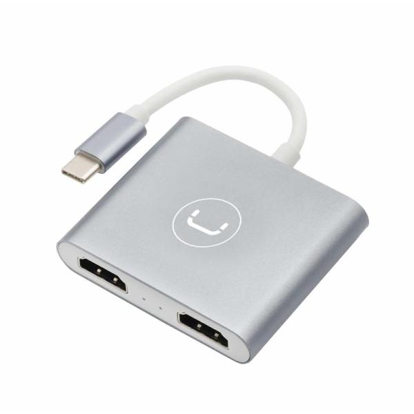 HUB EXTERNO UNNO (HB1103SV) USB-C A DUAL HDMI