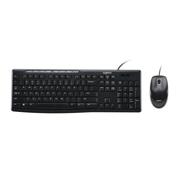 KIT LOGITECH (MK200) TECLADO/MOUSE MEDIA USB ESP