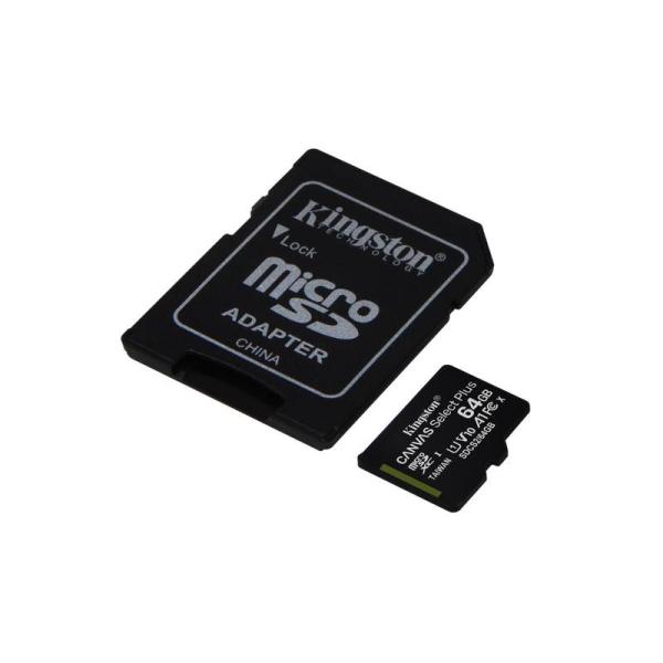 MEMORIA MICRO SD 64GB KINGSTON SDXC C10 (SDCS2/64GB)