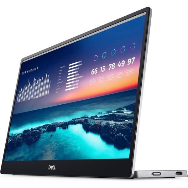 MONITOR DELL LED DE 14" (C1422H) WIDESREEN PORTATIL USB-C GRIS