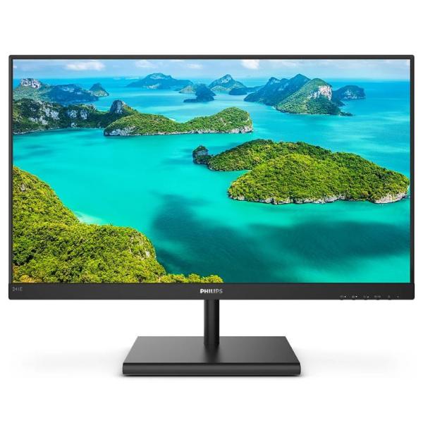 MONITOR PHILIPS LED 24" (241E1S) WIDE FHD 75HZ/VGA-HDMI/NEGRO