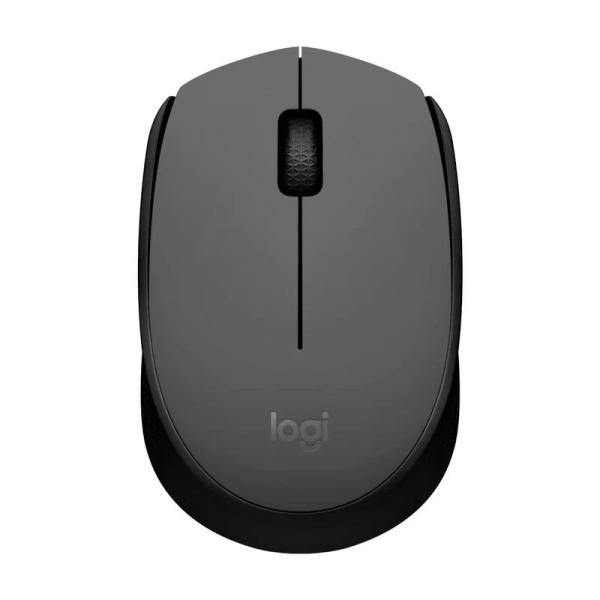 MOUSE LOGITECH (M170) OPTICO WIRELESS NEGRO CON GRIS OSCURO