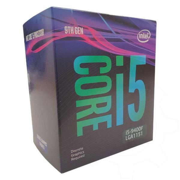 INTEL CORE I5 (9400F) 2.90-4.10GHZ LGA1151 9GEN SIN GRAFICOS