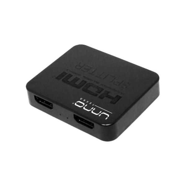 SPLITTER UNNO (HB1204BK) 2 PUERTOS HDMI