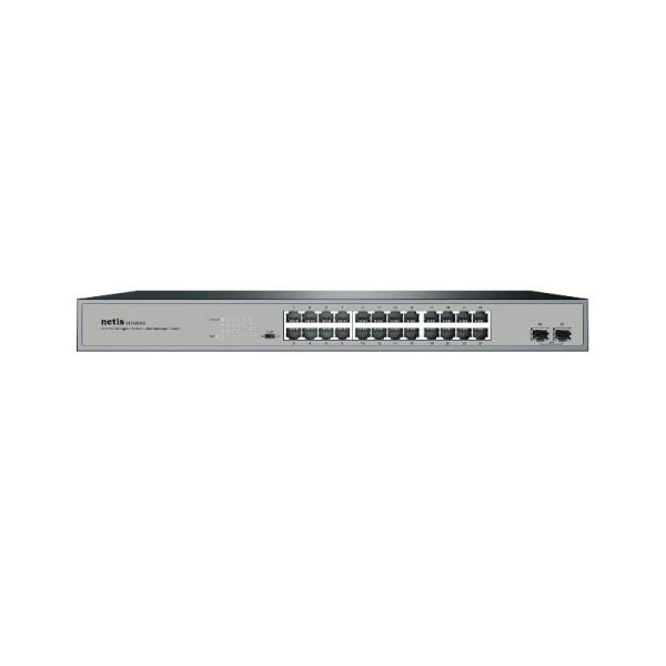 SWITCH NETIS (ST3126GS) 24PTS 10/100/1000MBPS-2PTS SFP