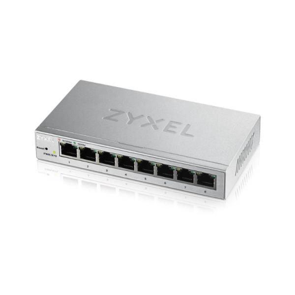 SWITCH ZYXEL (GS1200-8) 8PTS ADMINISTRABLE 10/100/1000 GIGABIT