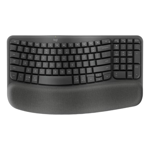 TECLADO LOGITECH (WAVE KEYS) ERGONOMICO WIRELESS USB ESPA&Ntilde;OL