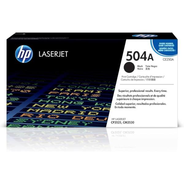 TONER HP (CE250A) #504A NEG CM3530MFP/CP3525DN