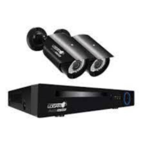KIT LOGAN (LX422BNH-L) GRABADOR LITE 4 CANALES 1080P+2 CAMARAS BULLET 2MPX