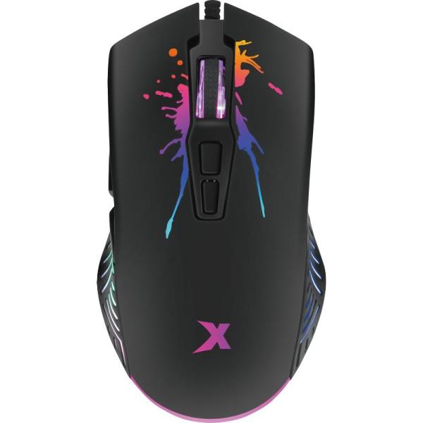 MOUSE X-MICRO (XGM-215) GAMING USB 7 BOTONES/7200DPI RGB CON MOUSEPAD