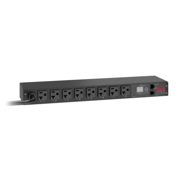 PDU APC (AP7901B) CONMUTADA-SWITCHED 8 TOMAS (5-20R) 120V/20A HORIZONTAL P/RACK