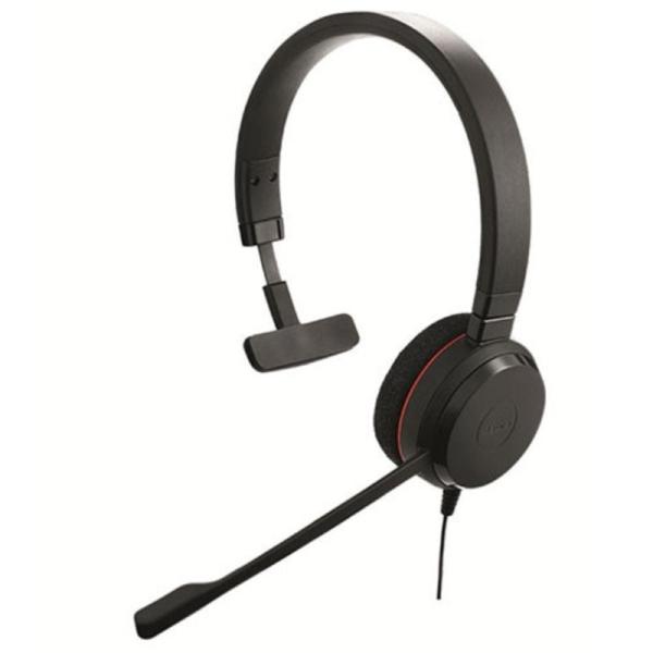 AUDIFONO JABRA (EVOLVE 20) MONO WIRED USB NEGRO