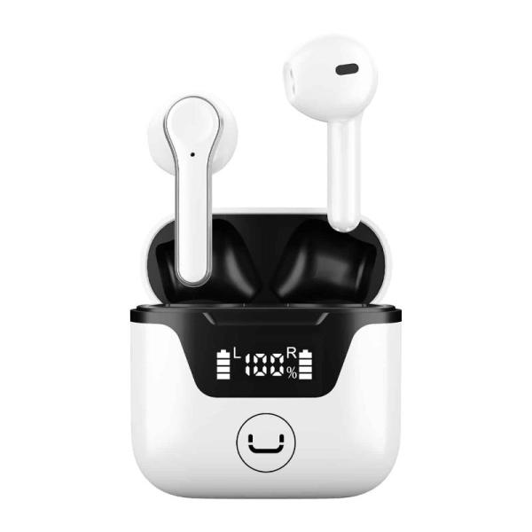 AUDIFONO UNNO HYPER TWS (HS7507WT) EARBUDS BLUETOOTH BLANCO