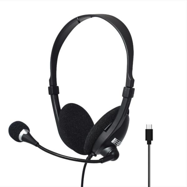 AUDIFONO UNNO ACE 5 (HS7206BK) USB-C NEGRO C/ MICROFONO