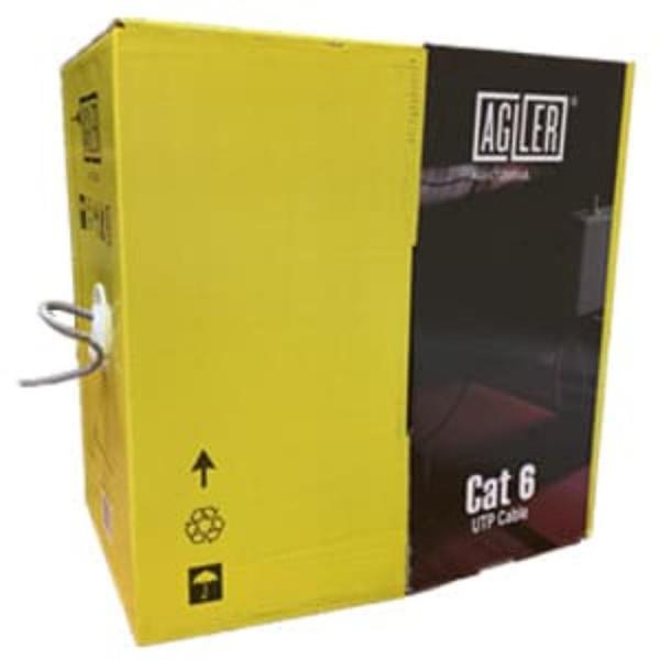 CABLE UTP AGILER 4 PARES CAT6 1000 FT GRIS