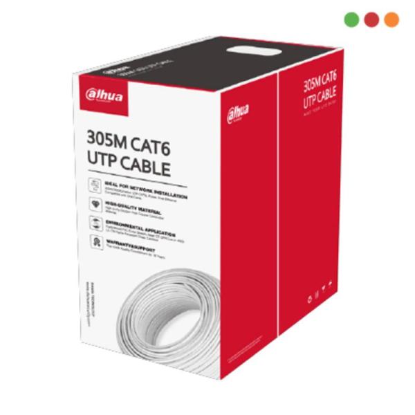 CABLE UTP DAHUA (PFM922I-6UN-C) CAT6 1000 FT BLANCO