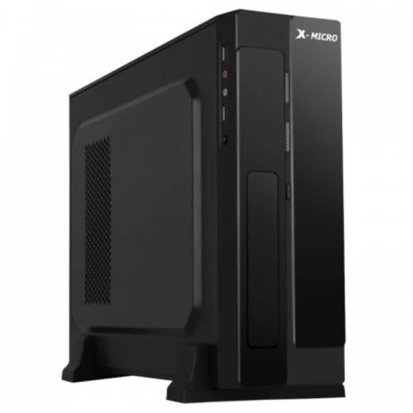 CASE X-MICRO (M03) SLIM CON FUENTE 650W NEGRO