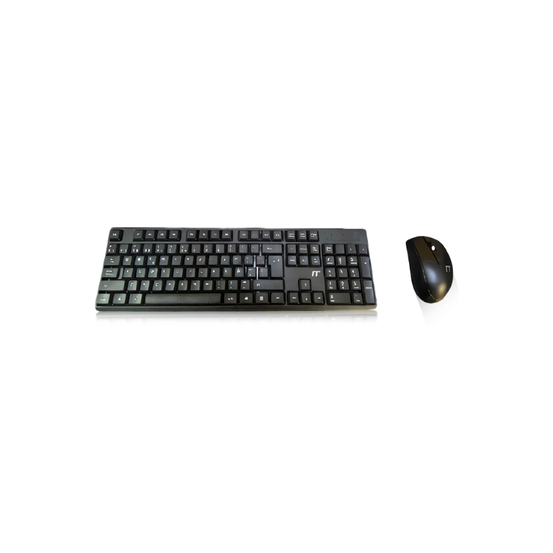 KIT ITVISIOU (QS-501) TECLADO/MOUSE USB ESPAÑOL NEGRO