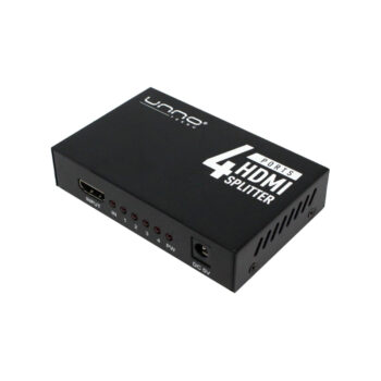 SPLITTER UNNO (HB1205BK) 4 PUERTOS HDMI