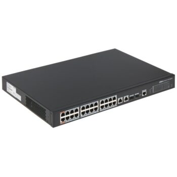 SWITCH DAHUA (CS4226-24ET-240) 24PTS 10/100 POE 240W /2PTS 1000  CLOUD ADMIN