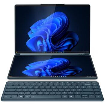 LENOVO YOGA BOOK 9 CORE™ ULTRA ULTRA 7 255H 1TB SSD 32GB DUAL 14" (2880X1800) OLED TOUCHSCREEN 120HZ WIN11 TIDAL TEAL BLUETOOTH MOUSE + LENOVO LINEAR PEN