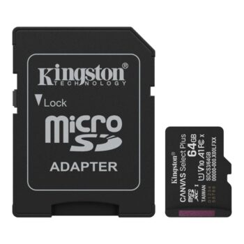 MEMORIA MICRO SD 64GB KINGSTON (SDCS3/64GB)