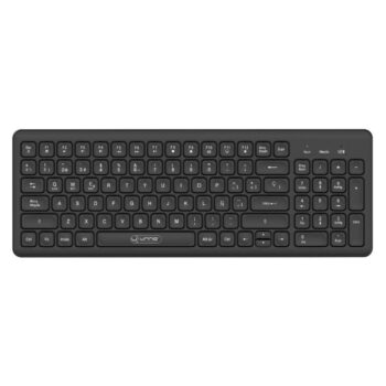 TECLADO UNNO KLASS KEYPRO (KB6761BK) WIRELESS ESPAÑOL NEGRO