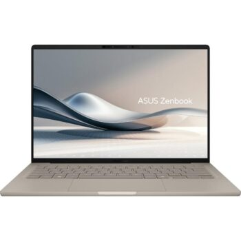 ASUS ZENBOOK A14 UX3407QA-X1P512 SNAPDRAGON® X PLUS X1P-42-100 512GB SSD 16GB 14" WUXGA (1920X1200) OLED WIN11 IR WEBCAM ZABRISKIE BEIGE BACKLIT KEYBOARD