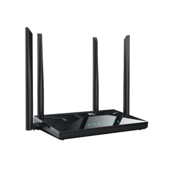 ROUTER LTE NETIS (MW5360) 4G 300MBS DUAL BAND 2.4-5.0 4 ANTENAS NEGRO
