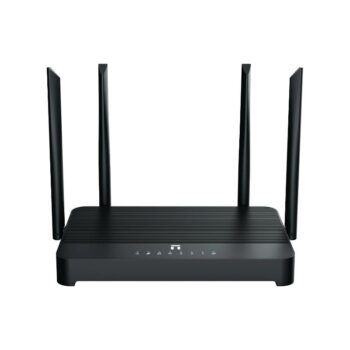 ROUTER MULTI-MODE NETIS (NX31) AX3000 WIFI 6 DUAL BAND 2.4-5.0GHZ 4 ANTENAS NEG