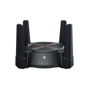 ROUTER MULTI-MODE NETIS (NX62) AX6000 WIFI 6 DUAL BAND 2.4-5.0GHZ 4 ANTENAS NEG