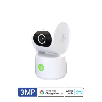 CAMARA UNNO (CM1419WT) PORTATIL INTELIGENTE INTERIOR 360° 3MP WIFI